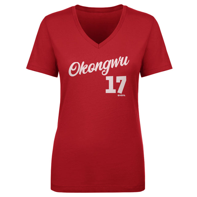 Onyeka Okongwu Women's V-Neck T-Shirt | 500 LEVEL