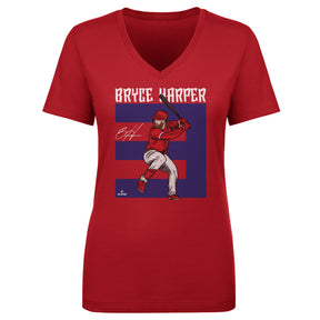Bryce Harper Women's V-Neck T-Shirt | 500 LEVEL