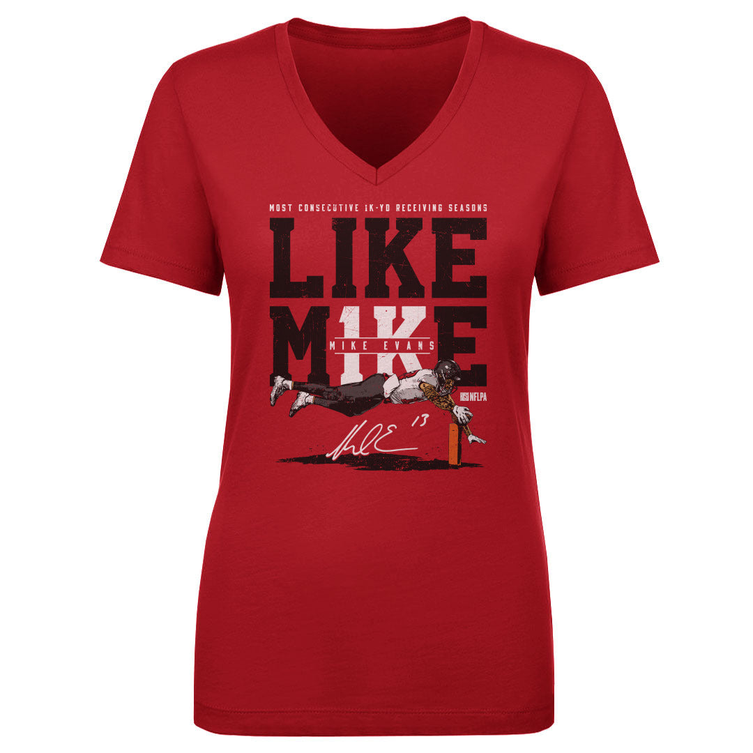 Mike Evans Women's V-Neck T-Shirt | 500 LEVEL