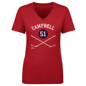 Brian Campbell Women's V-Neck T-Shirt | 500 LEVEL