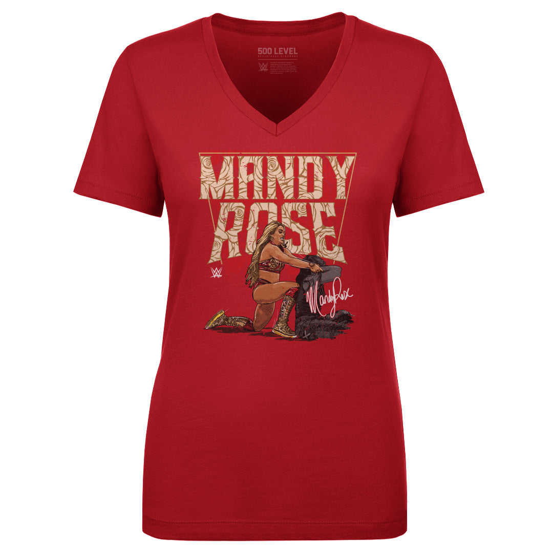 Mandy Rose Women's V-Neck T-Shirt | 500 LEVEL