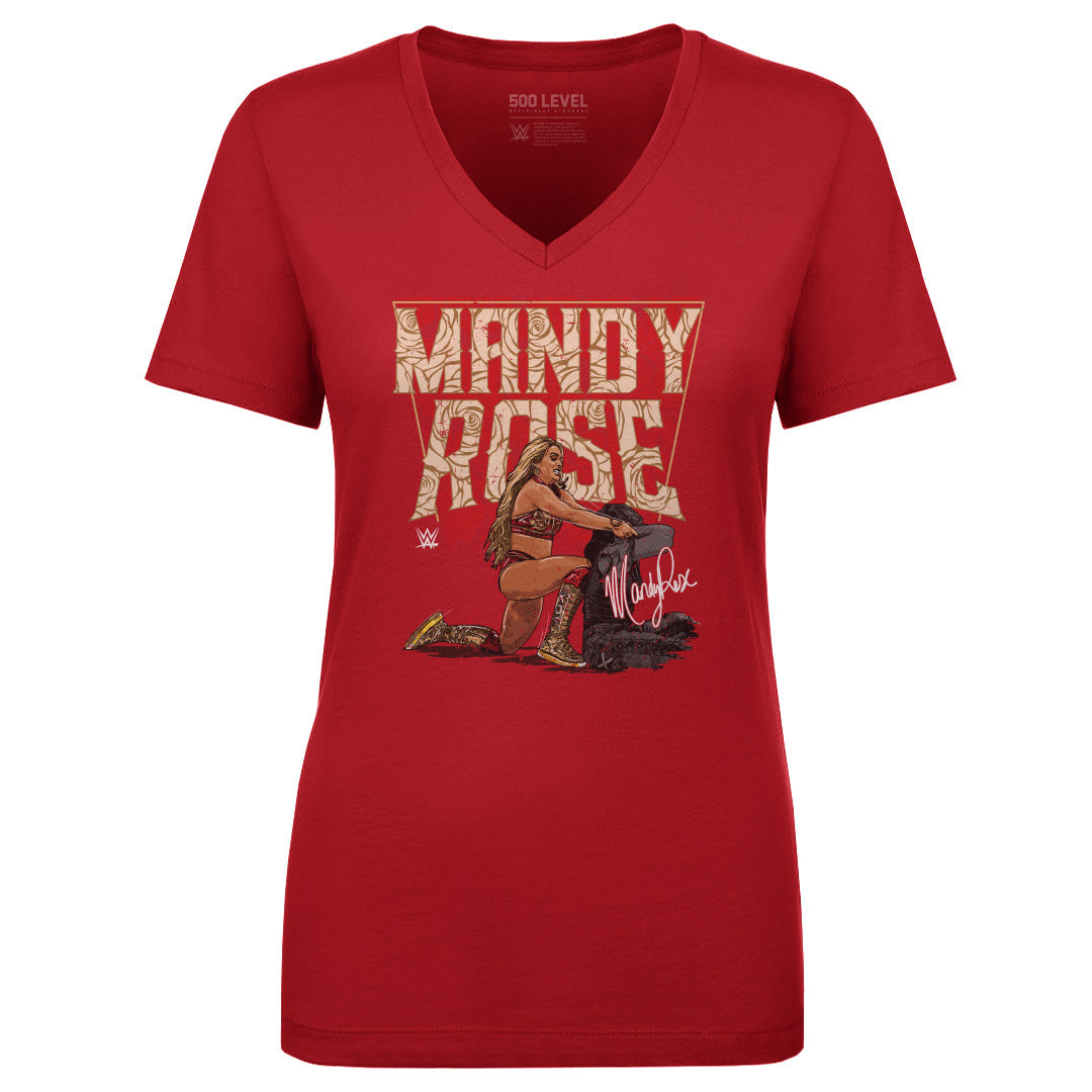 Mandy Rose Women&#39;s V-Neck T-Shirt | 500 LEVEL