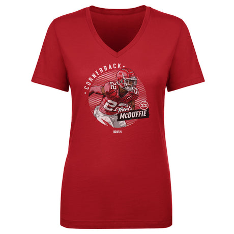 Trent McDuffie Women's V-Neck T-Shirt | 500 LEVEL