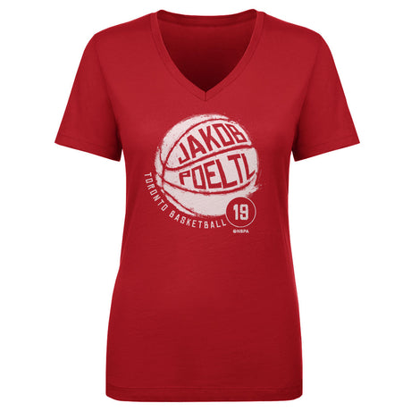 Jakob Poeltl Women's V-Neck T-Shirt | 500 LEVEL