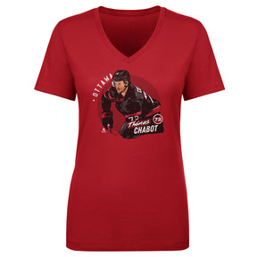 Thomas Chabot Women's V-Neck T-Shirt | 500 LEVEL