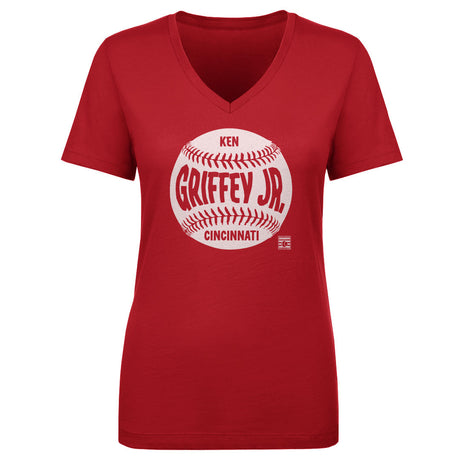 Ken Griffey Jr. Women's V-Neck T-Shirt | 500 LEVEL