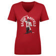 Baker Mayfield Women's V-Neck T-Shirt | 500 LEVEL