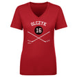 Eddie Olczyk Women's V-Neck T-Shirt | 500 LEVEL