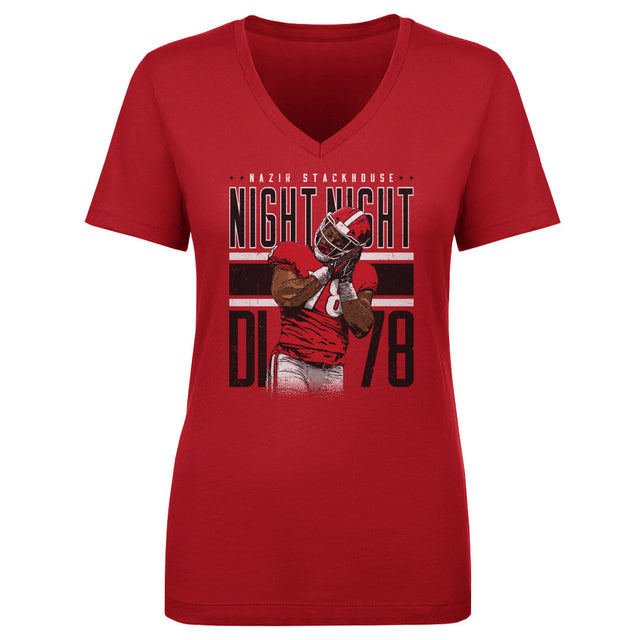 Nazir Stackhouse Women's V-Neck T-Shirt | 500 LEVEL