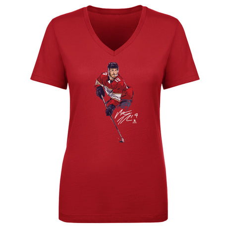 Matthew Tkachuk Women's V-Neck T-Shirt | 500 LEVEL