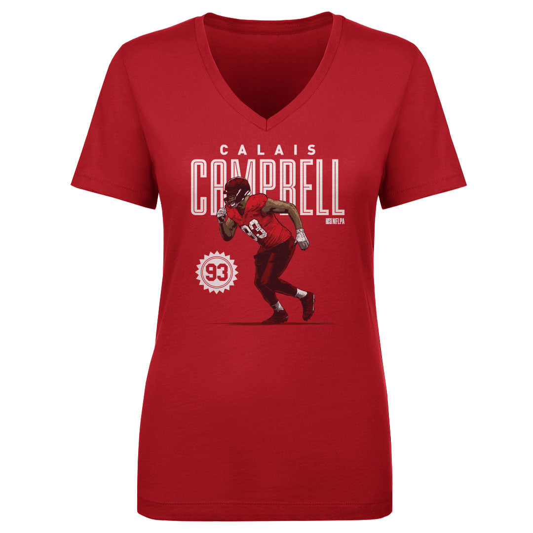 Calais Campbell Women&#39;s V-Neck T-Shirt | 500 LEVEL