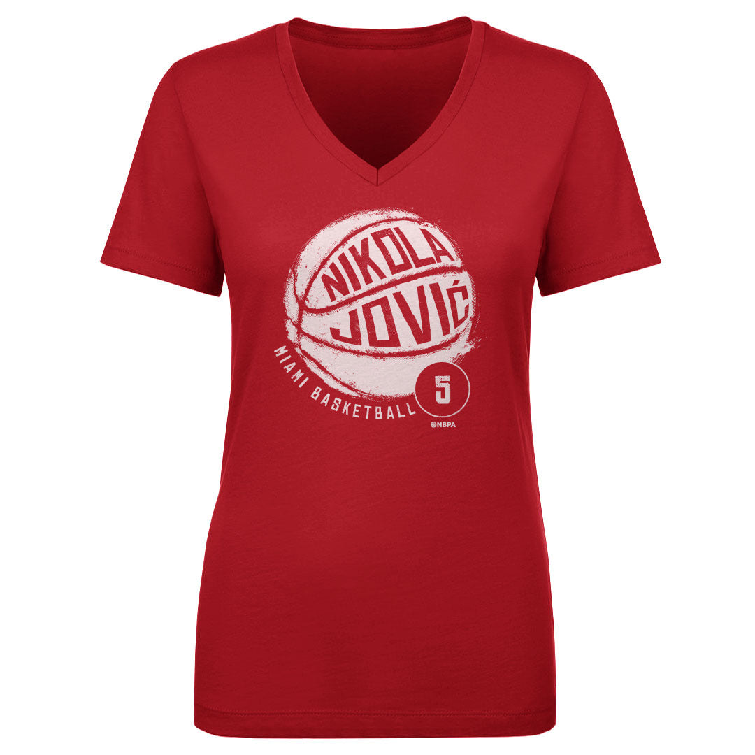 Nikola Jovic Women's V-Neck T-Shirt | 500 LEVEL
