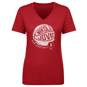 Nikola Jovic Women's V-Neck T-Shirt | 500 LEVEL