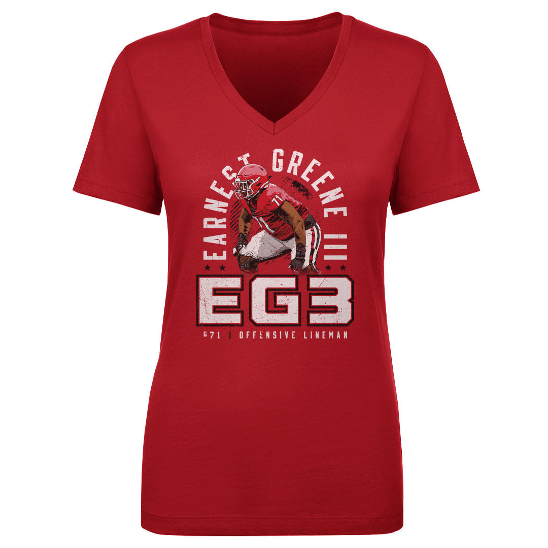 Earnest Greene III Women's V-Neck T-Shirt | 500 LEVEL