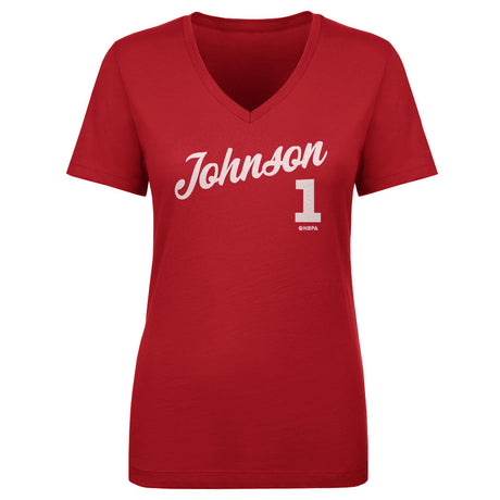 Jalen Johnson Women's V-Neck T-Shirt | 500 LEVEL