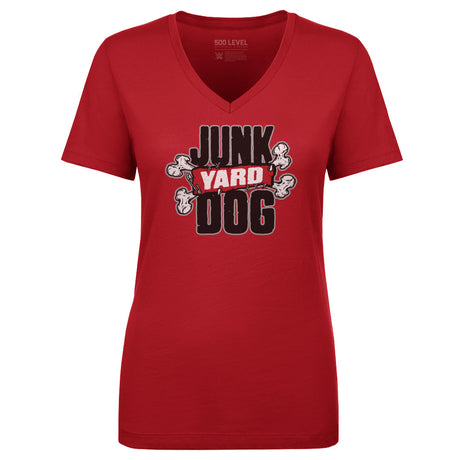 Junkyard Dog Women's V-Neck T-Shirt | 500 LEVEL