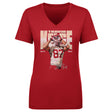 Travis Kelce Women's V-Neck T-Shirt | 500 LEVEL