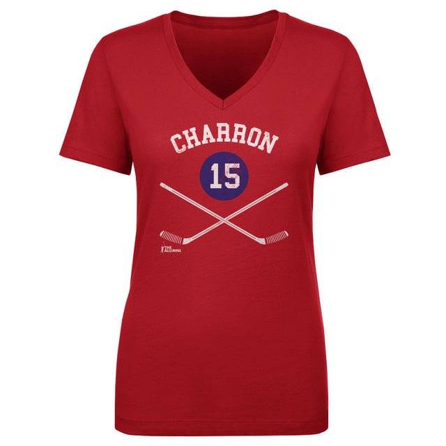 Guy Charron Women's V-Neck T-Shirt | 500 LEVEL