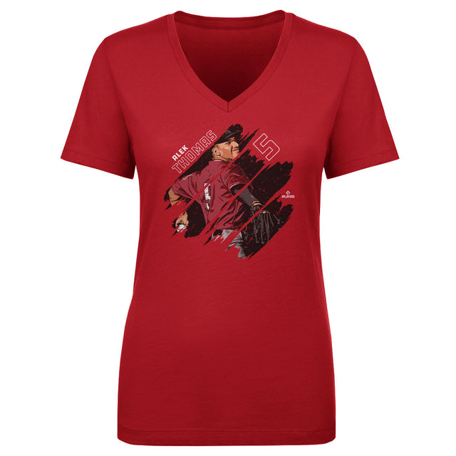 Alek Thomas Women's V-Neck T-Shirt | 500 LEVEL