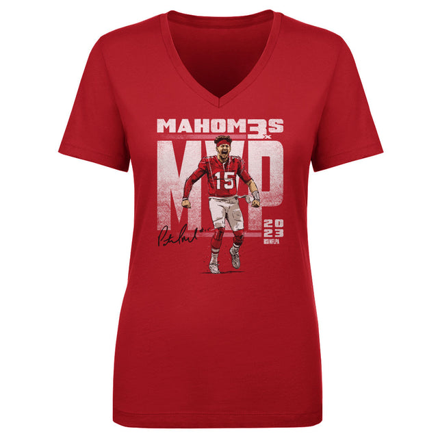 Patrick Mahomes Women's V-Neck T-Shirt | 500 LEVEL