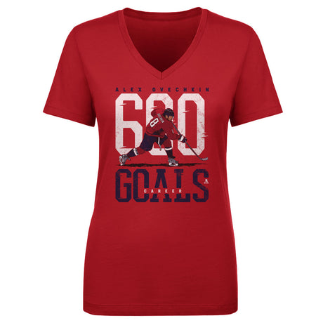 Alex Ovechkin Women's V-Neck T-Shirt | 500 LEVEL