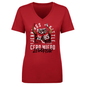 Jauan Jennings Women's V-Neck T-Shirt | 500 LEVEL
