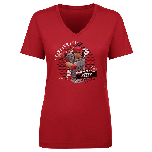 Spencer Steer Women's V-Neck T-Shirt | 500 LEVEL