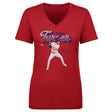 Trea Turner Women's V-Neck T-Shirt | 500 LEVEL