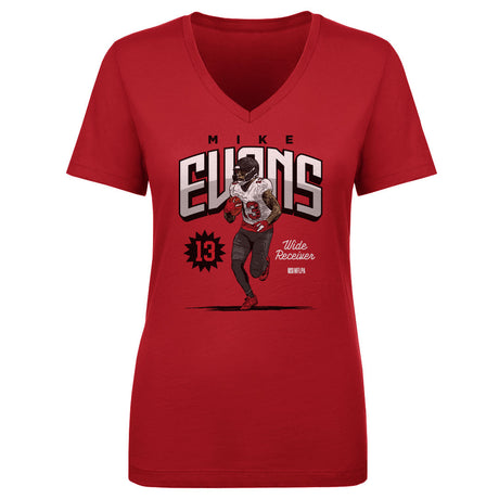 Mike Evans Women's V-Neck T-Shirt | 500 LEVEL