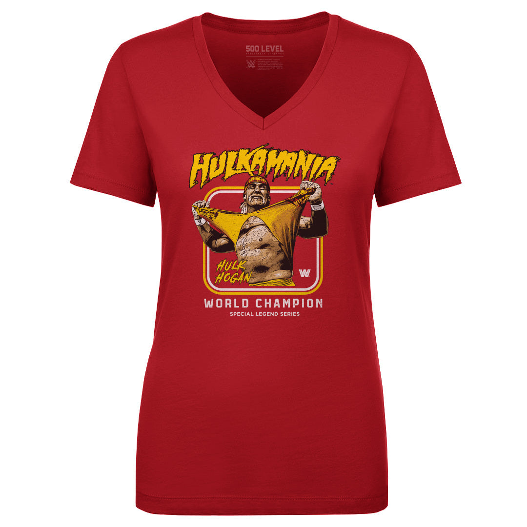 Hulk Hogan Women's V-Neck T-Shirt | 500 LEVEL