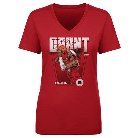 Jerami Grant Women's V-Neck T-Shirt | 500 LEVEL