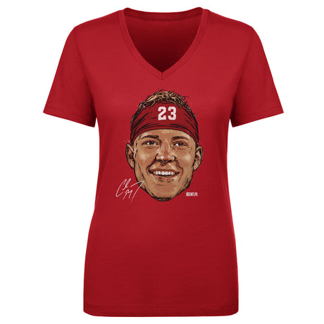 Christian McCaffrey Women's V-Neck T-Shirt | 500 LEVEL