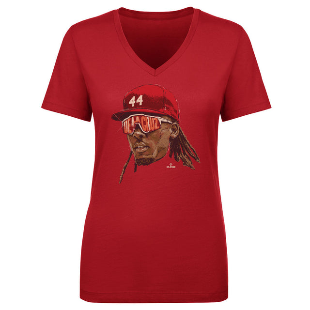 Elly De La Cruz Women's V-Neck T-Shirt | 500 LEVEL