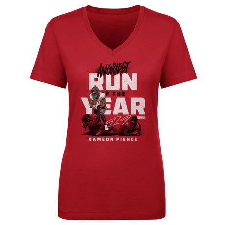 Dameon Pierce Women's V-Neck T-Shirt | 500 LEVEL