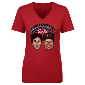 Charlie Montoyo Women's V-Neck T-Shirt | 500 LEVEL