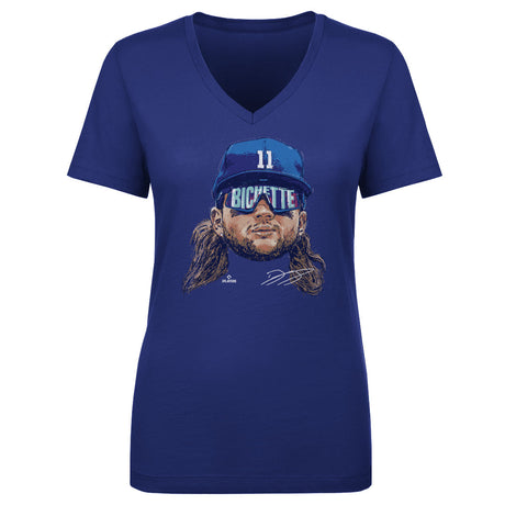 Bo Bichette Women's V-Neck T-Shirt | 500 LEVEL