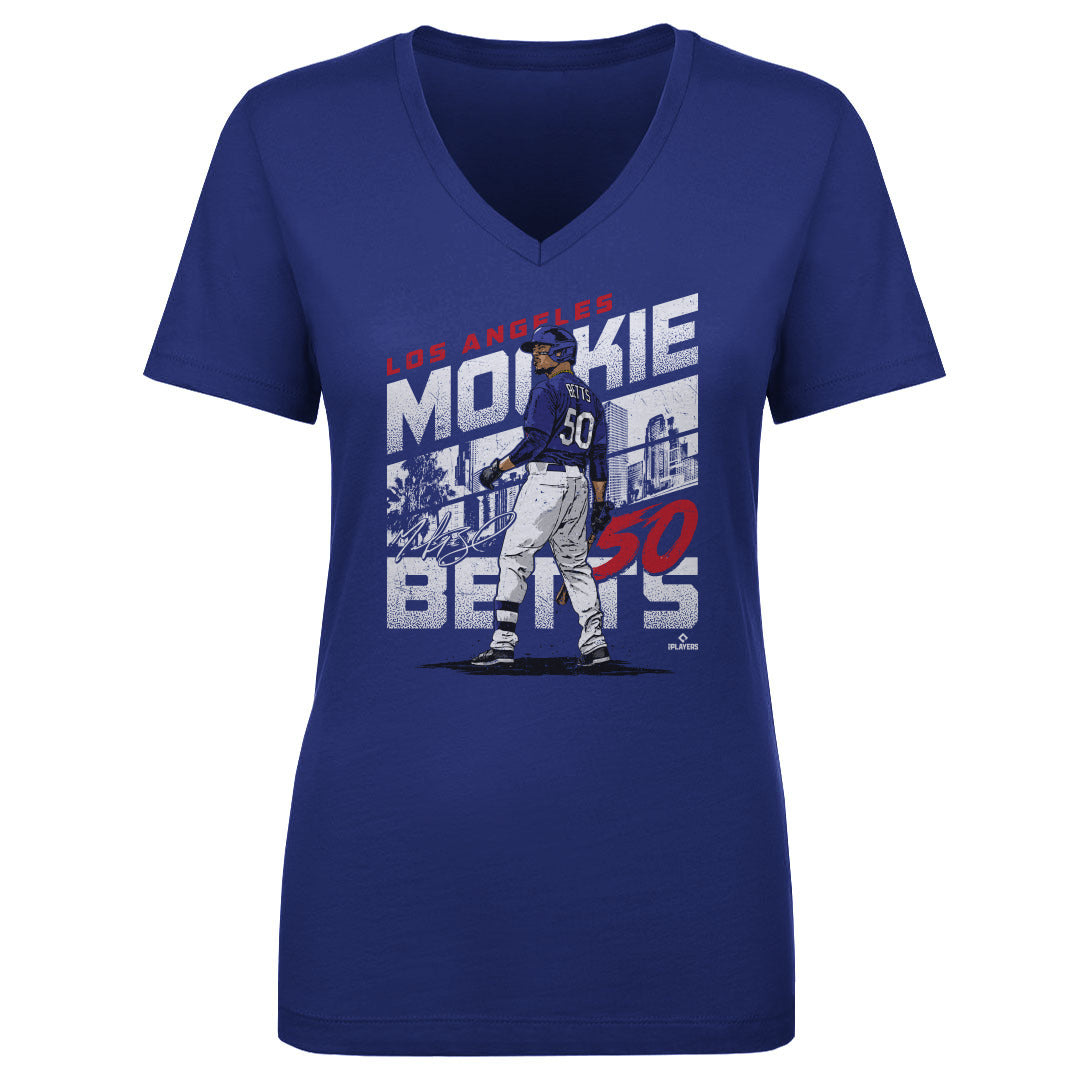 Mookie Betts Women's V-Neck T-Shirt | 500 LEVEL