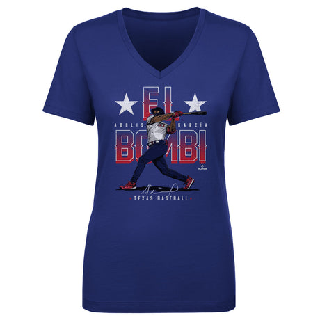 Adolis Garcia Women's V-Neck T-Shirt | 500 LEVEL