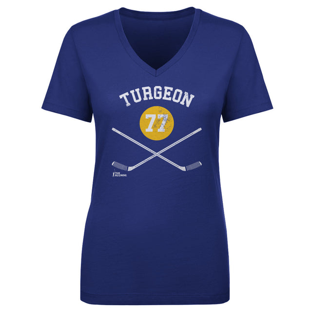 Pierre Turgeon Women's V-Neck T-Shirt | 500 LEVEL