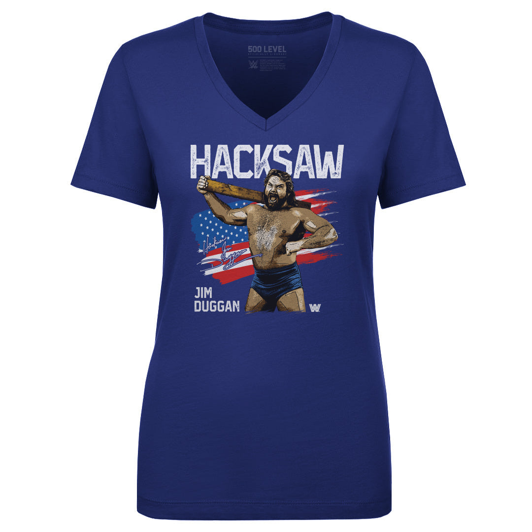 Hacksaw Jim Duggen Women&#39;s V-Neck T-Shirt | 500 LEVEL