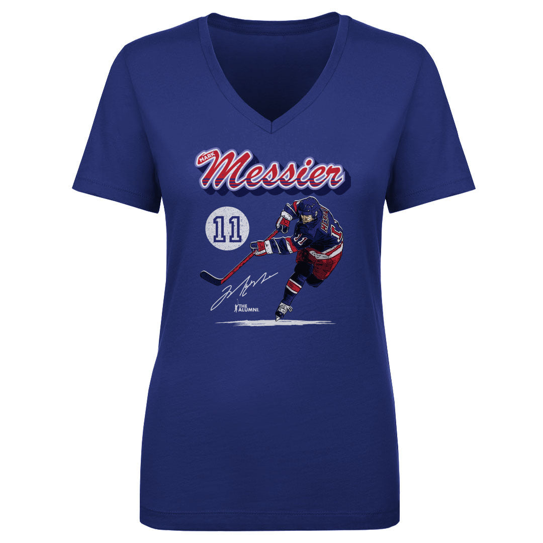 Mark Messier Women&#39;s V-Neck T-Shirt | 500 LEVEL