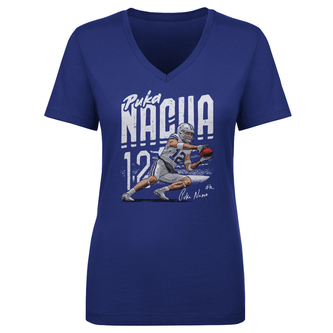 Puka Nacua Women&#39;s V-Neck T-Shirt | 500 LEVEL