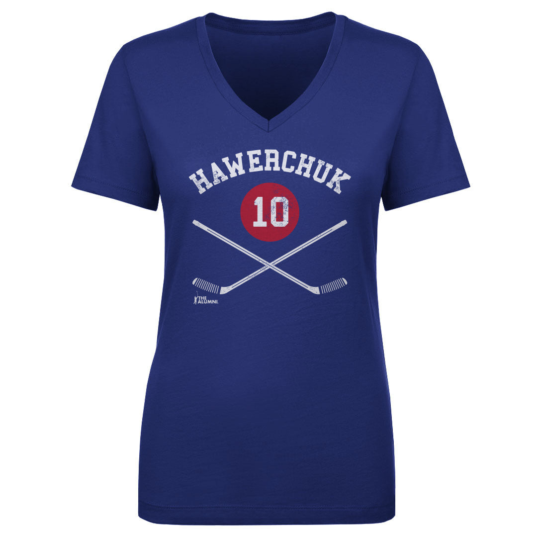 Dale Hawerchuk Women&#39;s V-Neck T-Shirt | 500 LEVEL