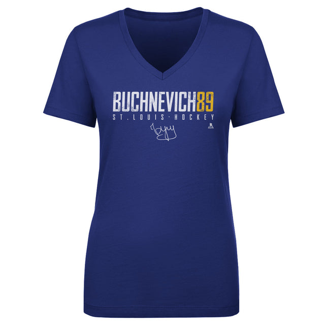 Pavel Buchnevich Women's V-Neck T-Shirt | 500 LEVEL