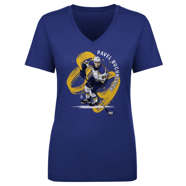 Pavel Buchnevich Women's V-Neck T-Shirt | 500 LEVEL