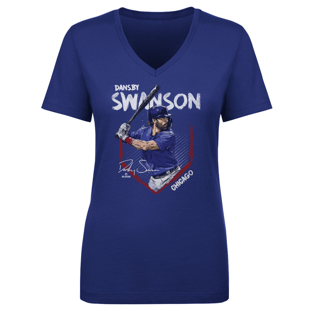 Dansby Swanson Women's V-Neck T-Shirt | 500 LEVEL