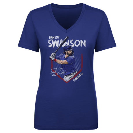 Dansby Swanson Women's V-Neck T-Shirt | 500 LEVEL