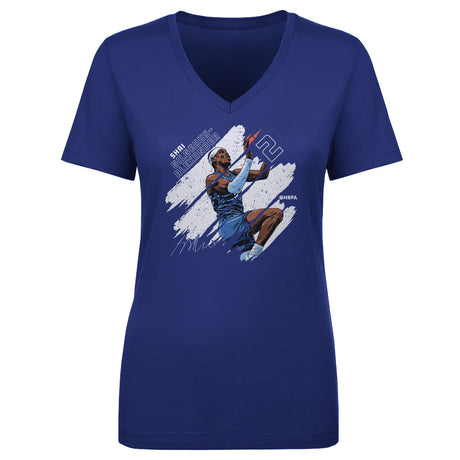 Shai Gilgeous-Alexander Women's V-Neck T-Shirt | 500 LEVEL