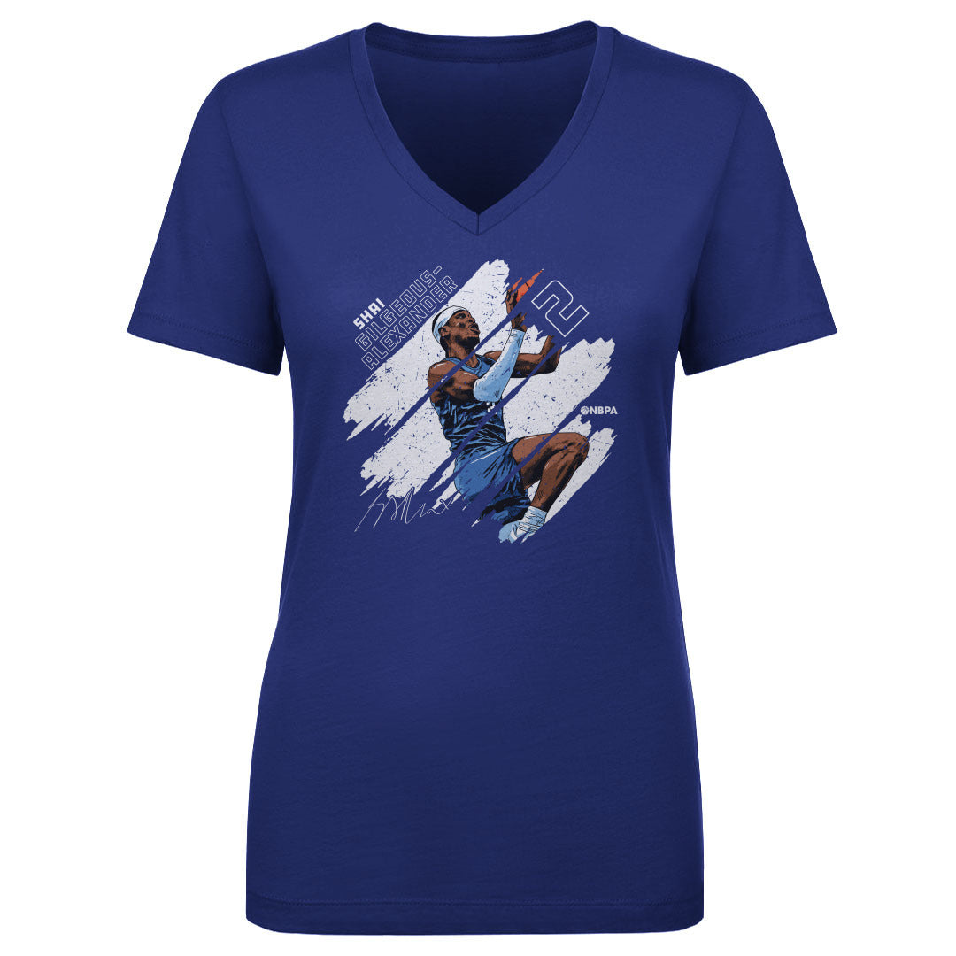 Shai Gilgeous-Alexander Women&#39;s V-Neck T-Shirt | 500 LEVEL