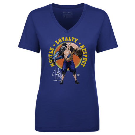John Cena Women's V-Neck T-Shirt | 500 LEVEL